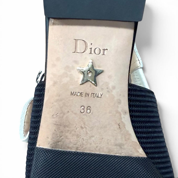 Great Christian Dior pumps J'ADIOR Leather Slingback Flats 36 KCB384TFLS900