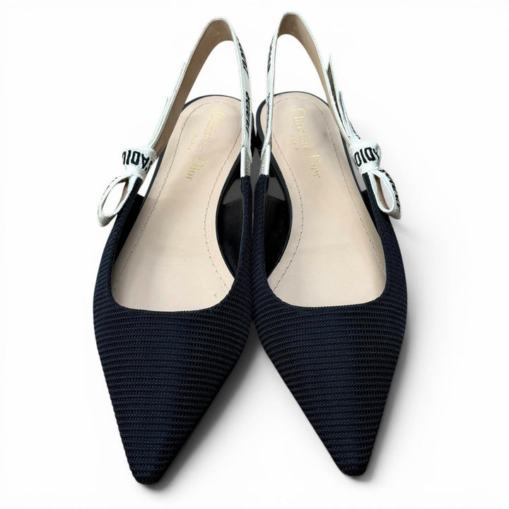 Great Christian Dior pumps J'ADIOR Leather Slingback Flats 36 KCB384TFLS900