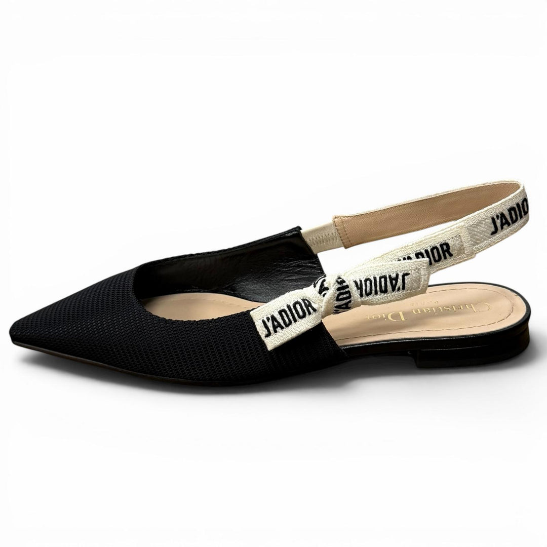 Great Christian Dior pumps J'ADIOR Leather Slingback Flats 36 KCB384TFLS900