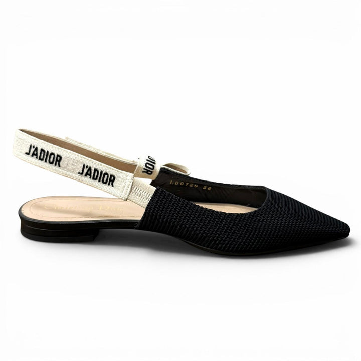 Great Christian Dior pumps J'ADIOR Leather Slingback Flats 36 KCB384TFLS900