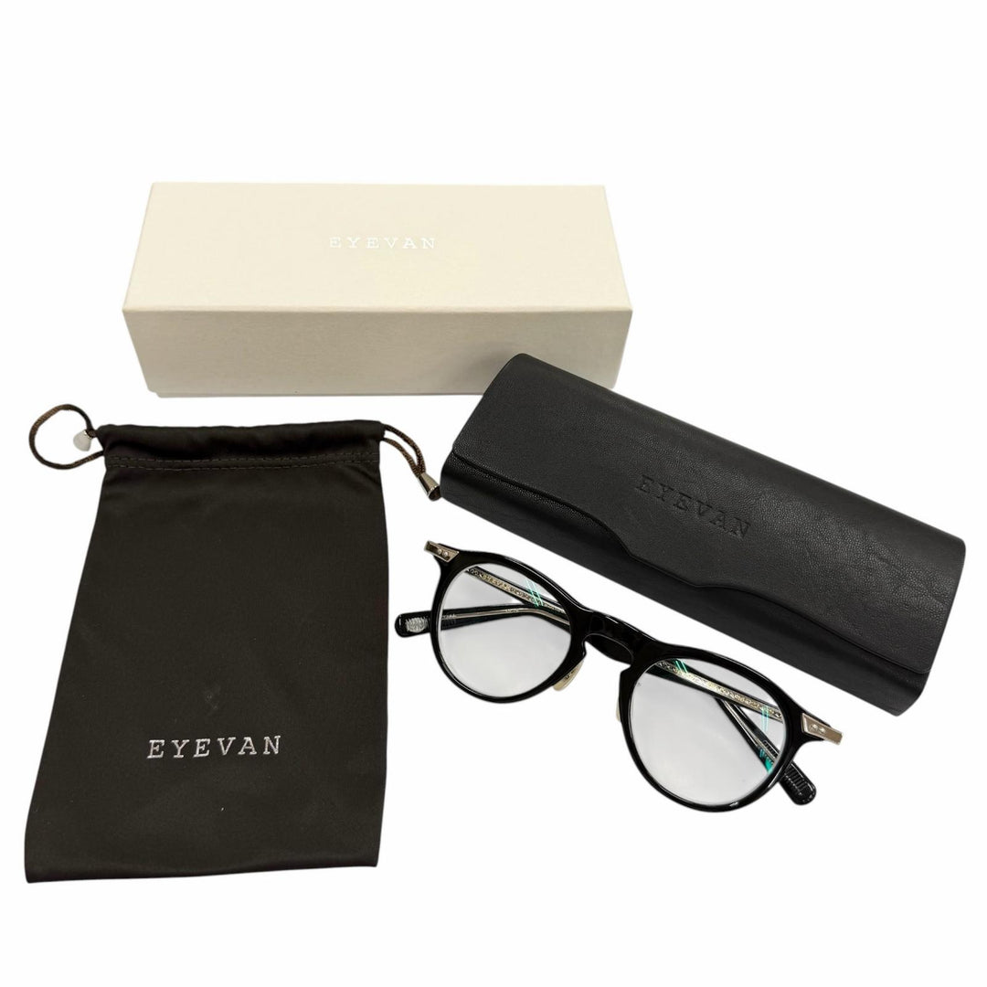 Excellent EYEVAN Glasses Berman Boston black mens