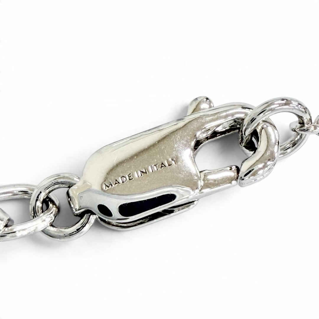 Excellent CELINE Triomphe Articulated Bracelet Current product Silver 46Z676BRA