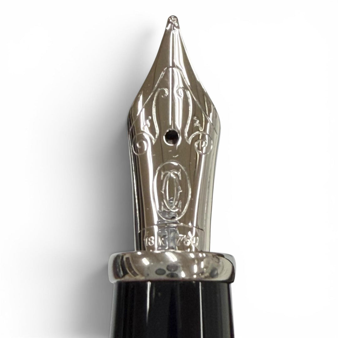 Great Cartier fountain pen Diaboro de Cartier black 18K mens