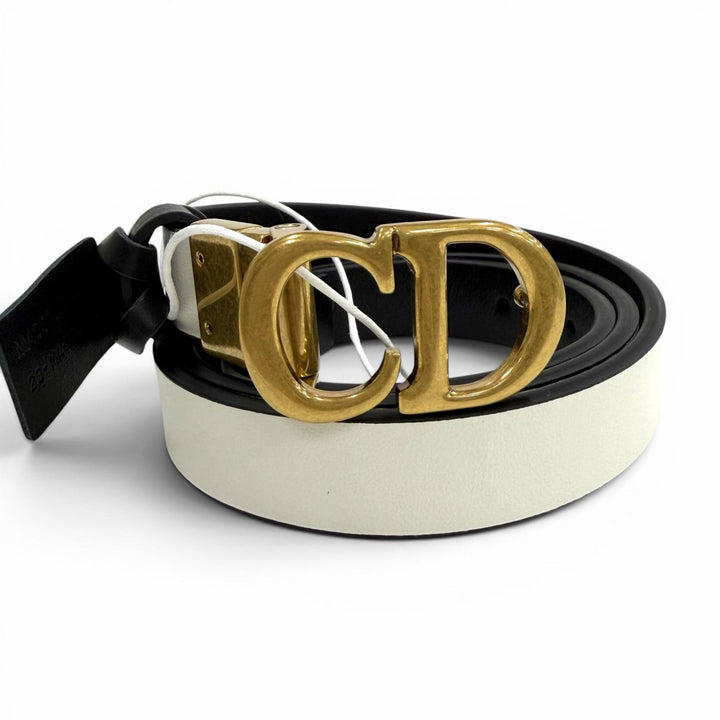 Pristine Christian Dior belt black leather Women