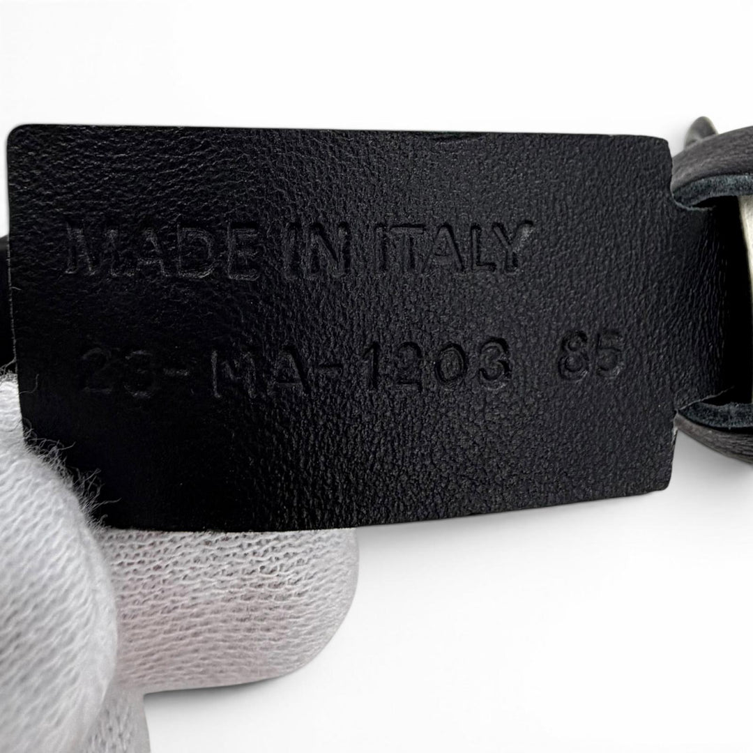 Pristine Christian Dior belt black leather Women