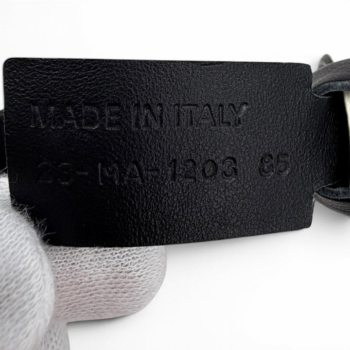 Pristine Christian Dior belt black leather Women