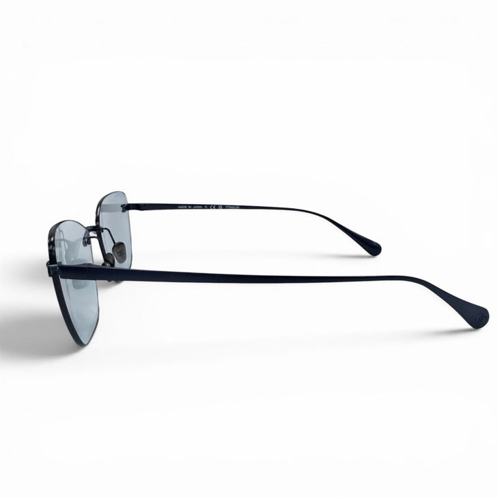 Very Good CHANEL sunglasses COCO Mark Cat's Eye Two-Point Rimless Shape 4286-ST