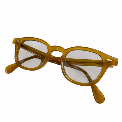 Great JULIUS TART OPTICAL Glasses AR Vintage Yellow PL-102