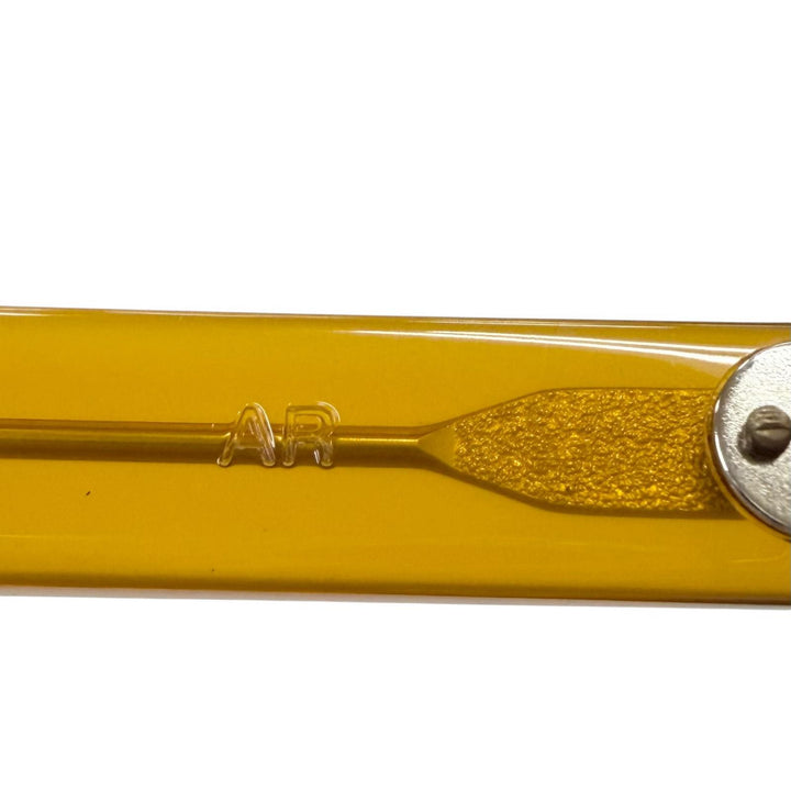 Great JULIUS TART OPTICAL Glasses AR Vintage Yellow PL-102