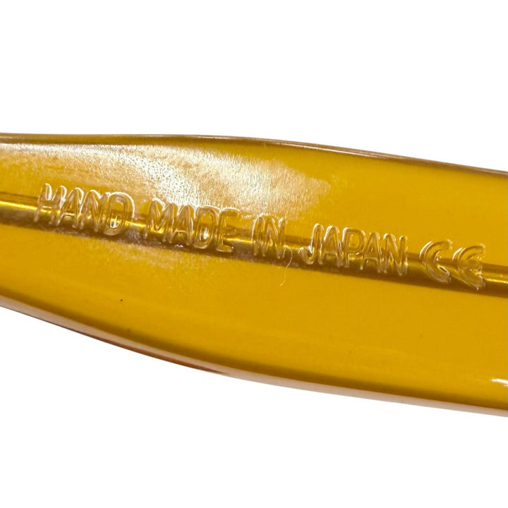 Great JULIUS TART OPTICAL Glasses AR Vintage Yellow PL-102
