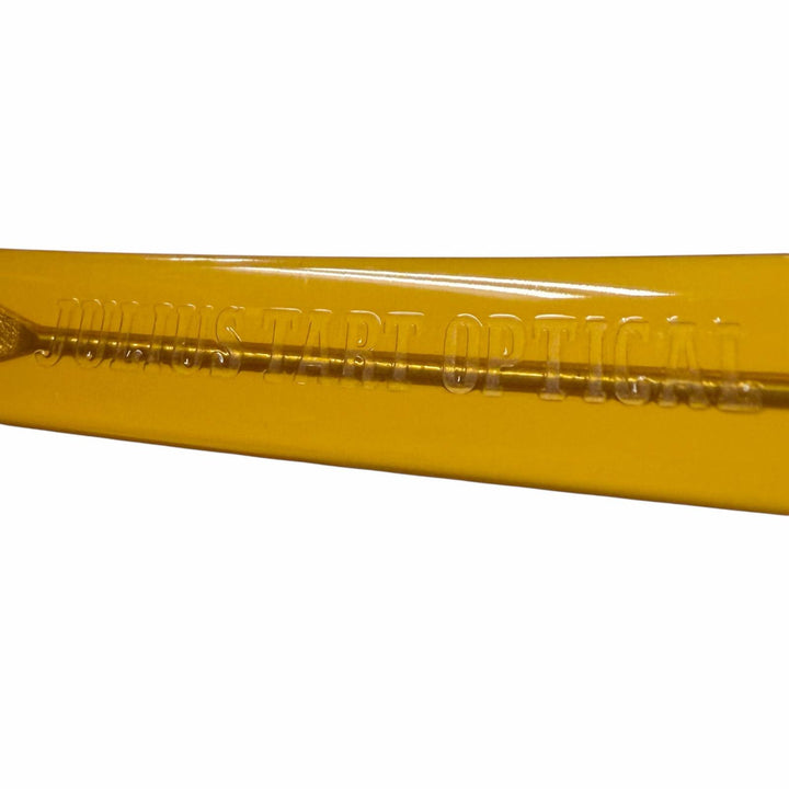 Great JULIUS TART OPTICAL Glasses AR Vintage Yellow PL-102