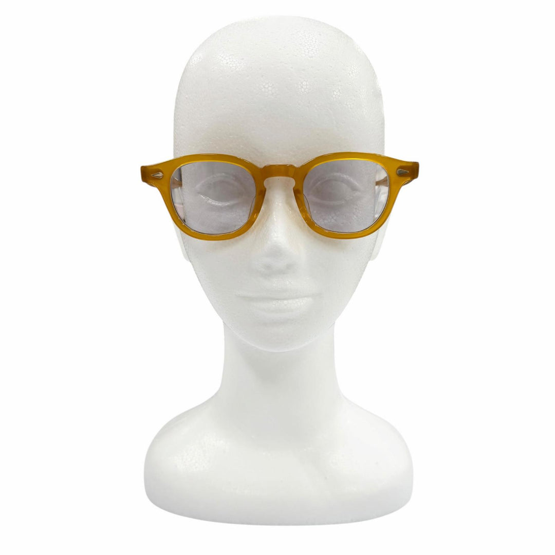 Great JULIUS TART OPTICAL Glasses AR Vintage Yellow PL-102