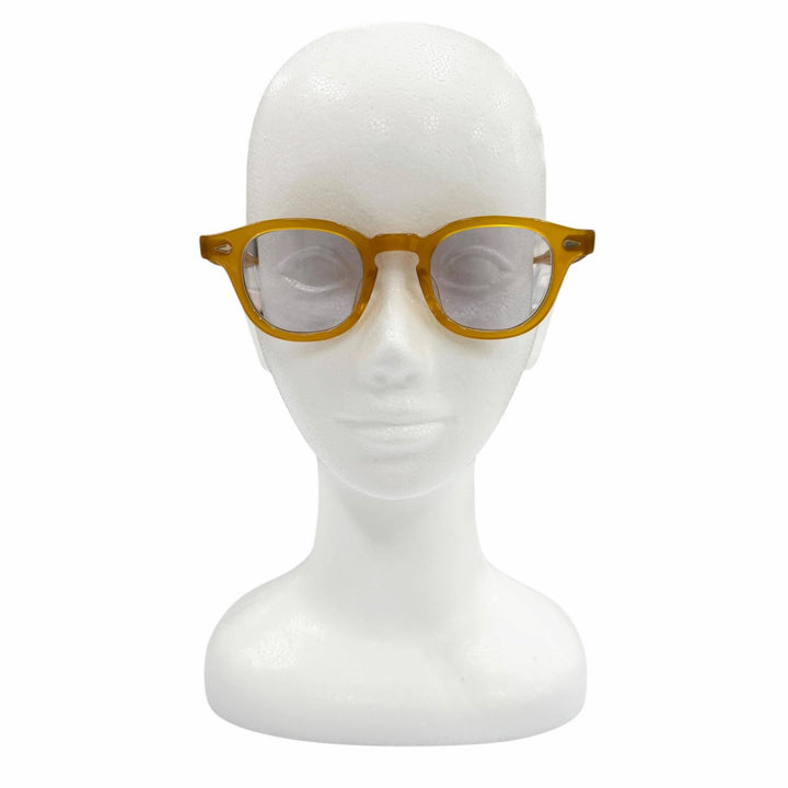 Great JULIUS TART OPTICAL Glasses AR Vintage Yellow PL-102