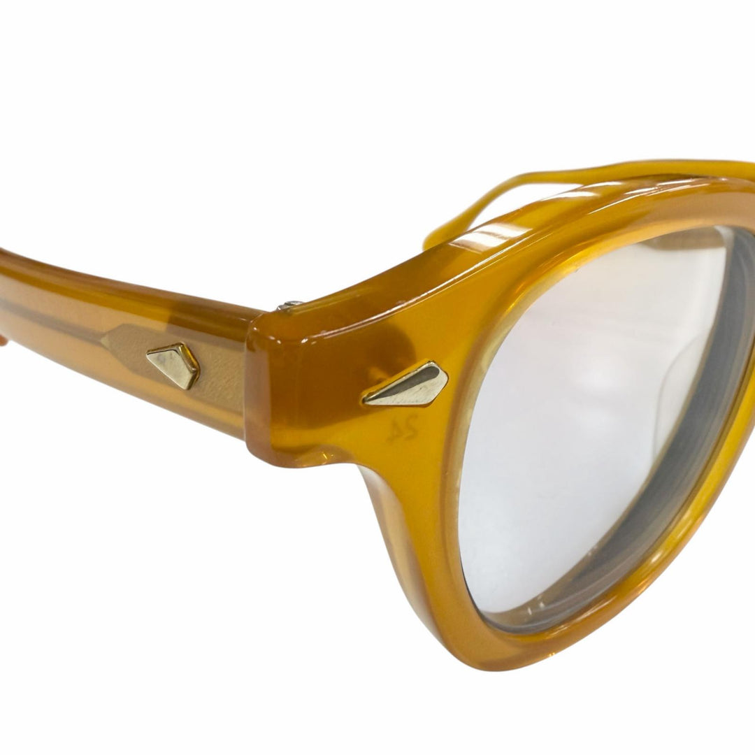 Great JULIUS TART OPTICAL Glasses AR Vintage Yellow PL-102