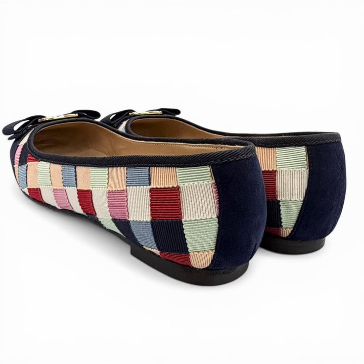 Excellent Salvatore Ferragamo pumps VARINA multicolor Suede leather Women