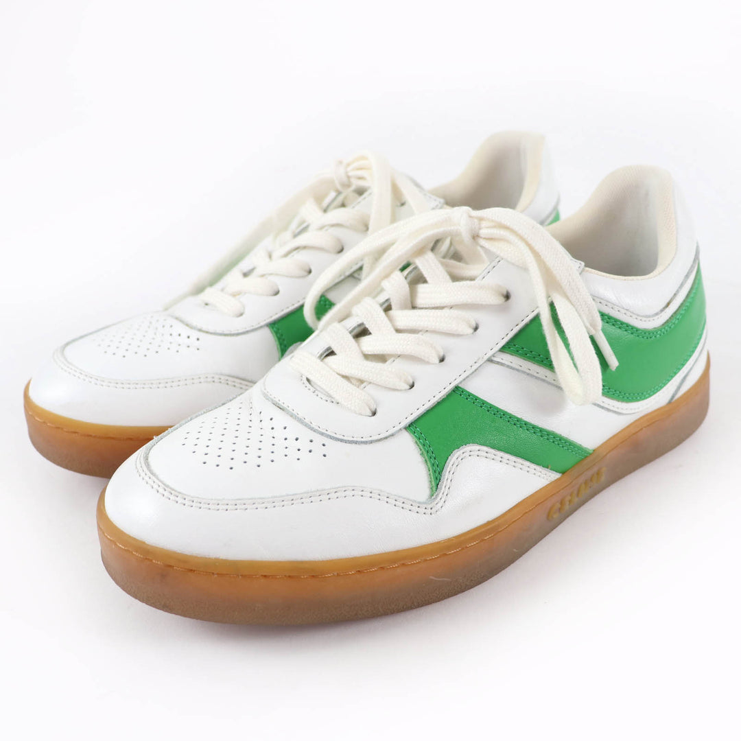 Great CELINE sneakers trainer Low lace-up leather white leather Women 38