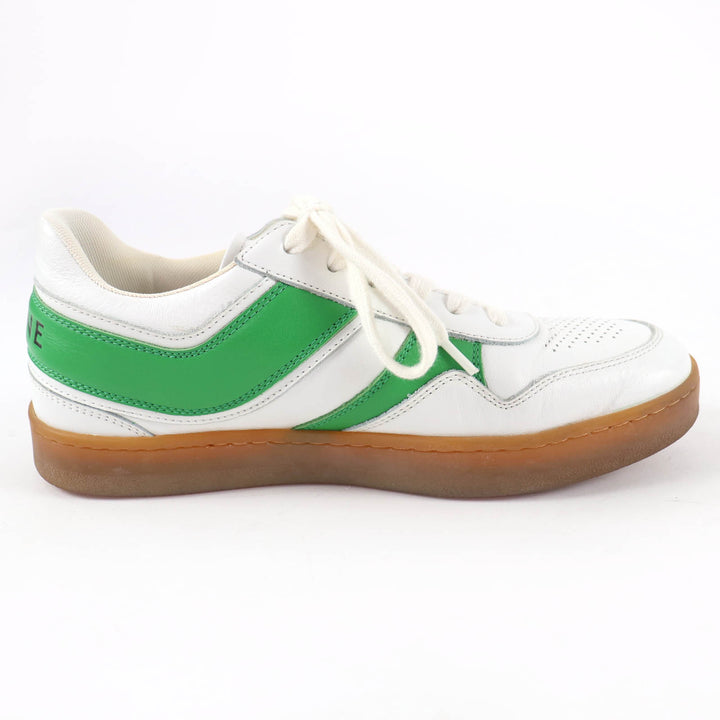 Great CELINE sneakers trainer Low lace-up leather white leather Women 38