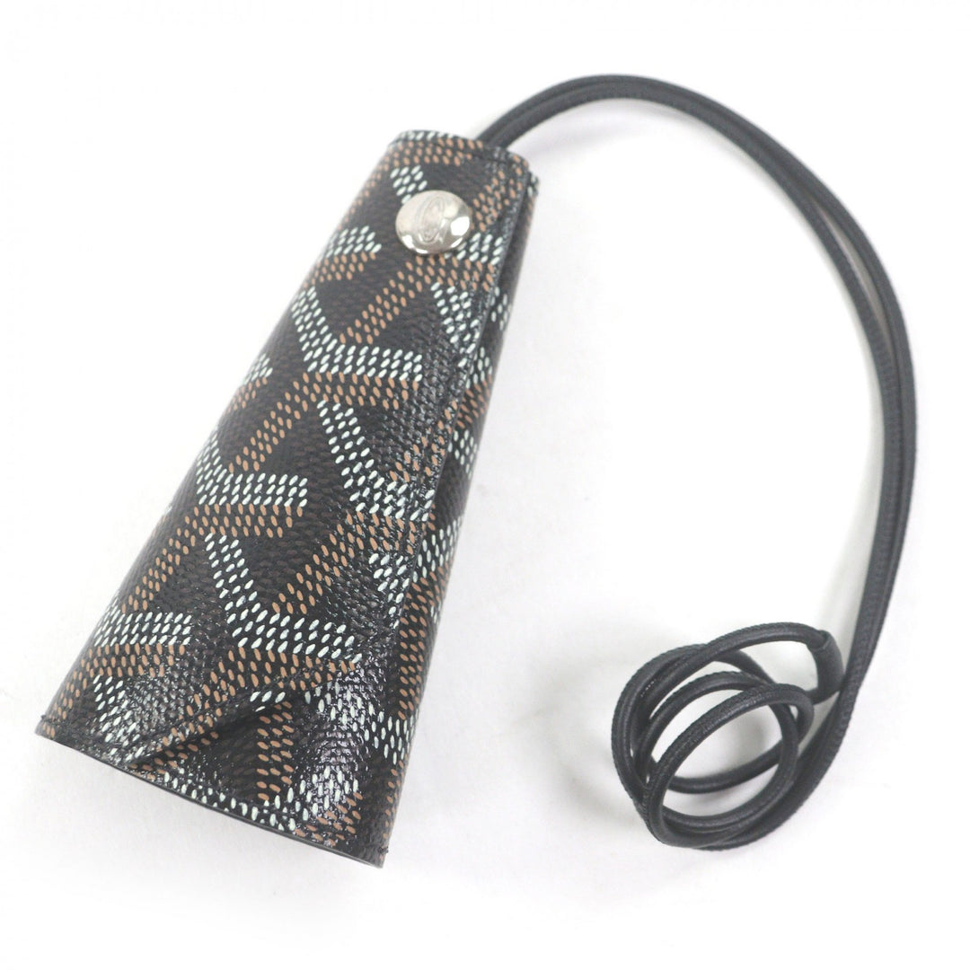 Great GOYARD Bag charm Chambellan Key charm Black series