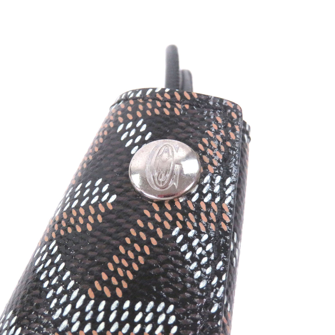 Great GOYARD Bag charm Chambellan Key charm Black series