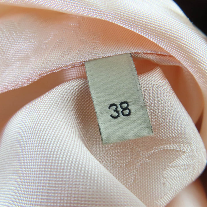 Pristine GUCCI Jacket Horsebit Metal Belt with GG Canvas Brown Women 38 682302