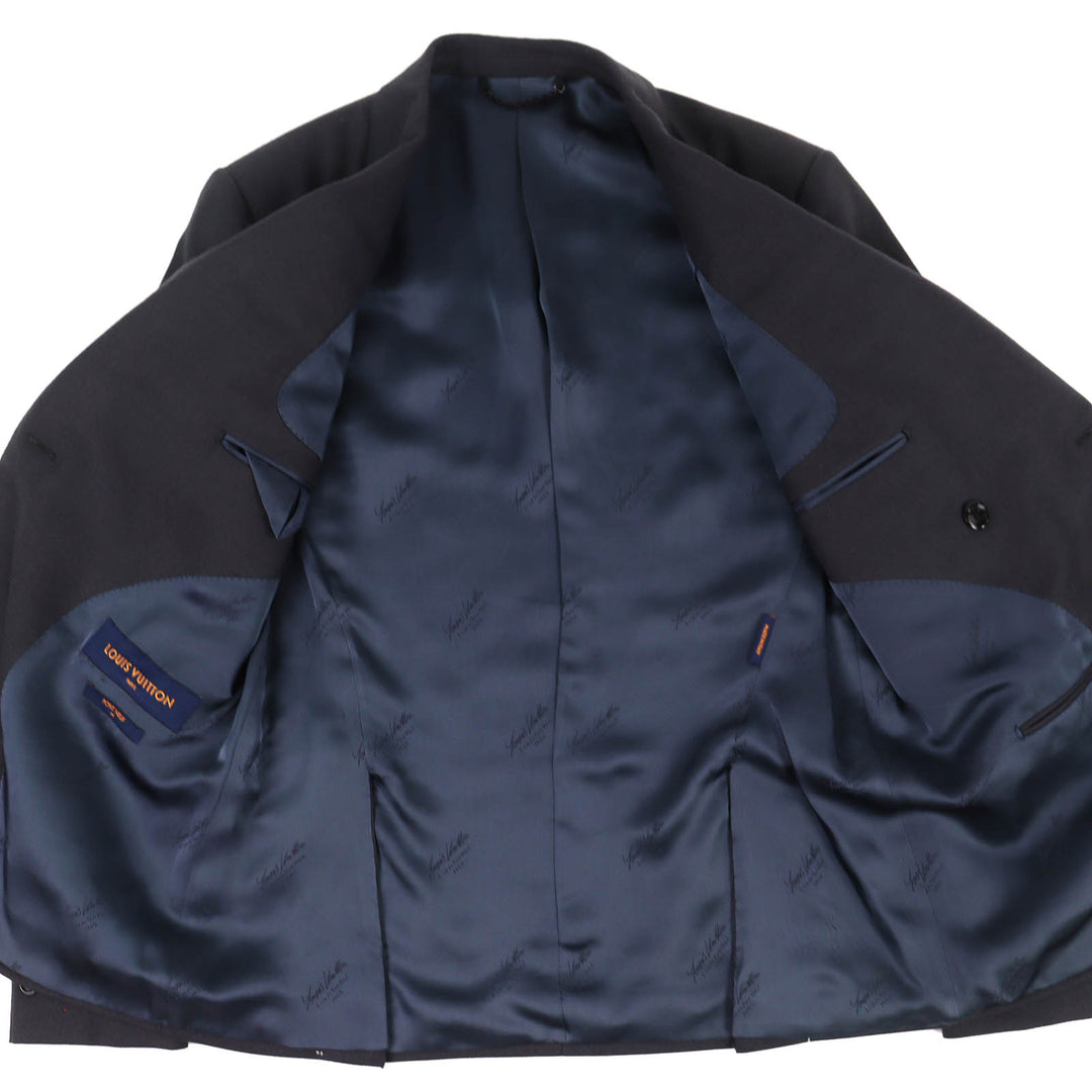 Pristine LOUIS VUITTON Double breasted jacket PONT NEUF Jacket Dark gray 44