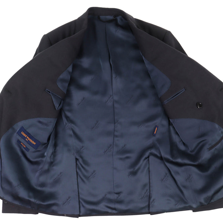 Pristine LOUIS VUITTON Double breasted jacket PONT NEUF Jacket Dark gray 44