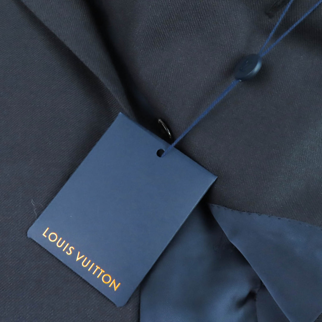 Pristine LOUIS VUITTON Double breasted jacket PONT NEUF Jacket Dark gray 44