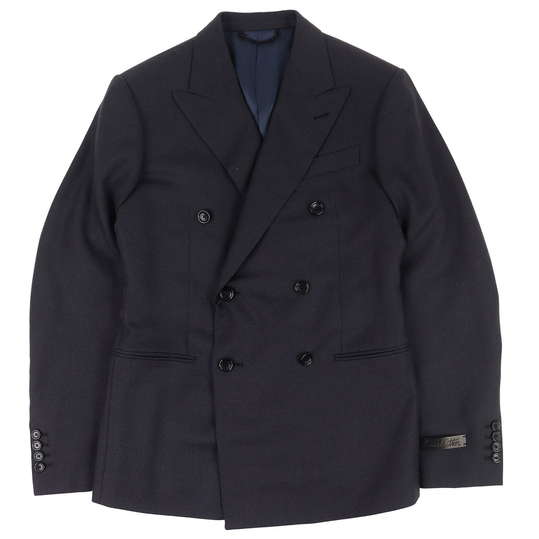 Pristine LOUIS VUITTON Double breasted jacket PONT NEUF Jacket Dark gray 44