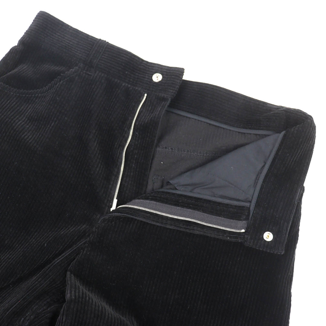 Excellent JIL SANDER+ Pants Corduroy pants, full length black 44 JPUT311055