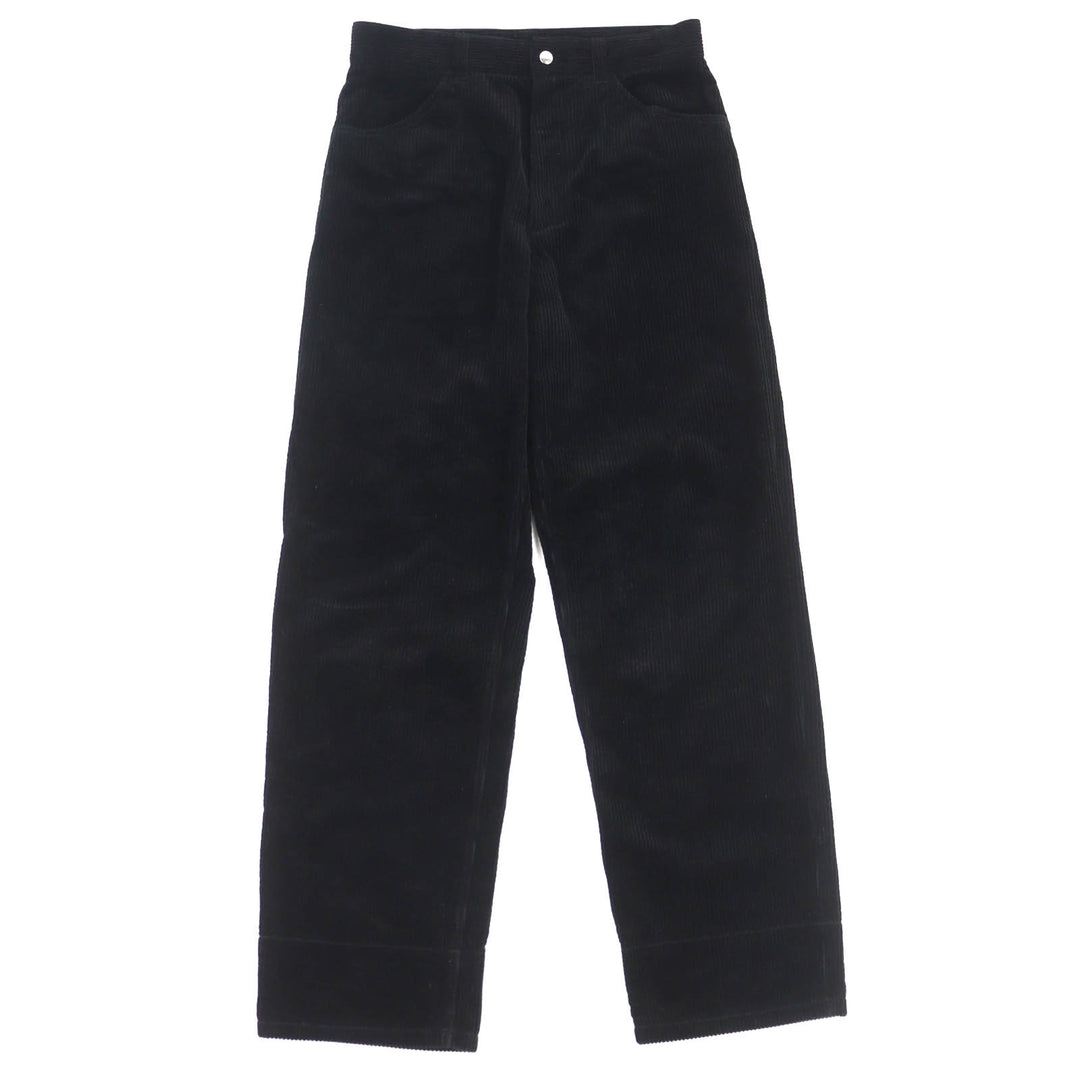 Excellent JIL SANDER+ Pants Corduroy pants, full length black 44 JPUT311055