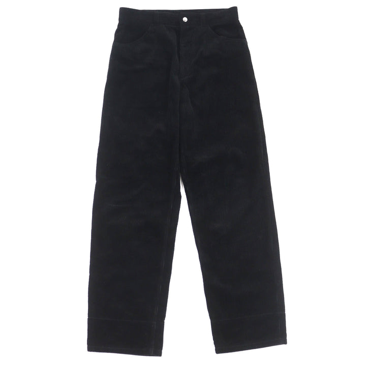Excellent JIL SANDER+ Pants Corduroy pants, full length black 44 JPUT311055