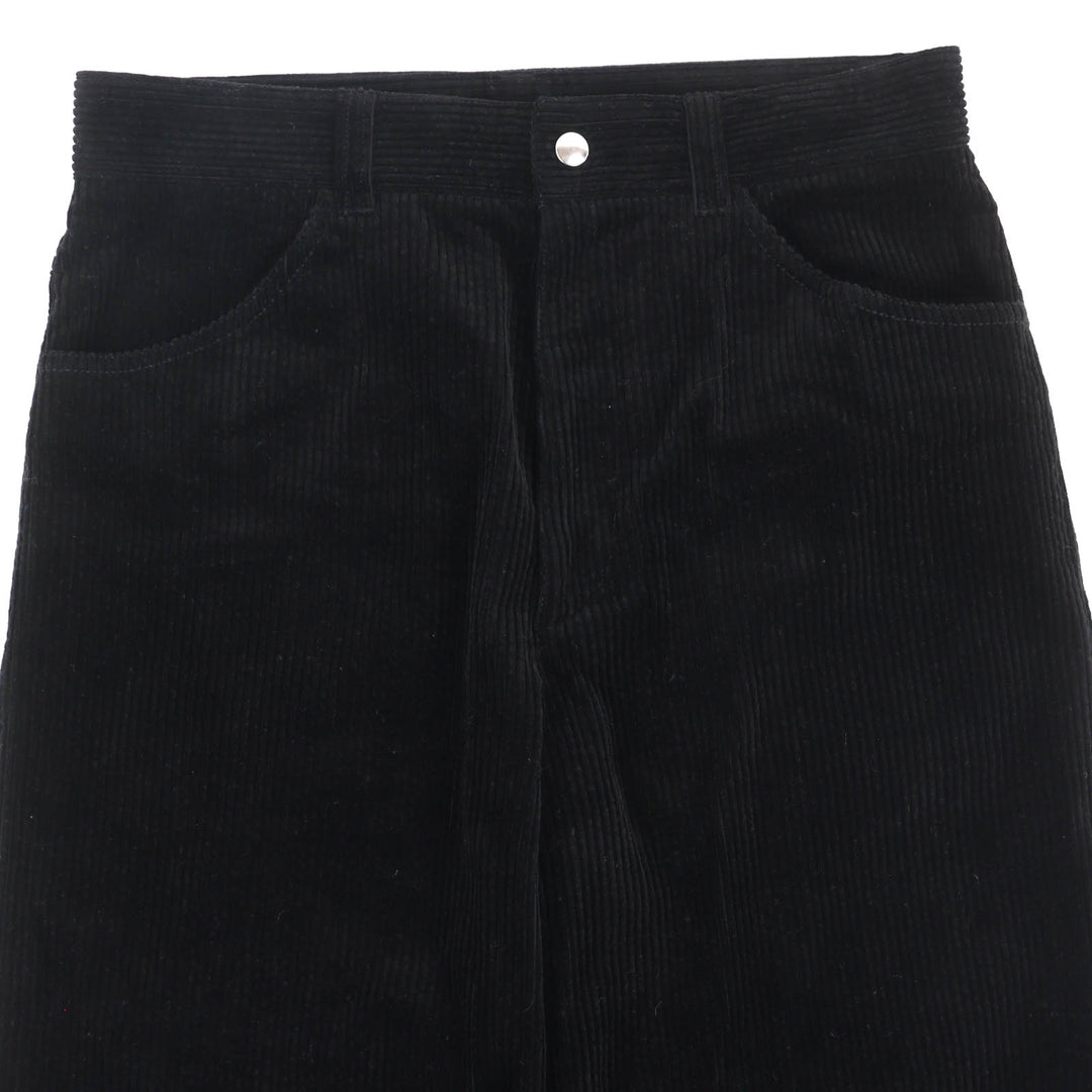 Excellent JIL SANDER+ Pants Corduroy pants, full length black 44 JPUT311055