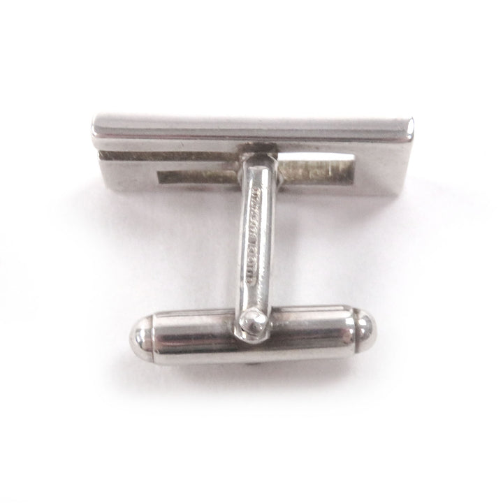 Very Good GUCCI Cufflinks cufflinks G Square Accessories Silver SV925 mens
