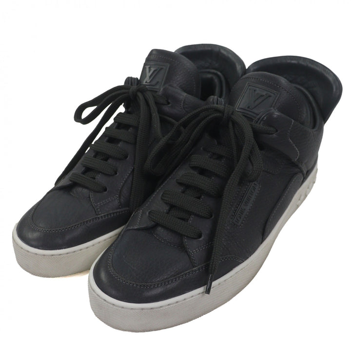 Great LOUIS VUITTON KANYE WEST sneakers gray leather mens 7
