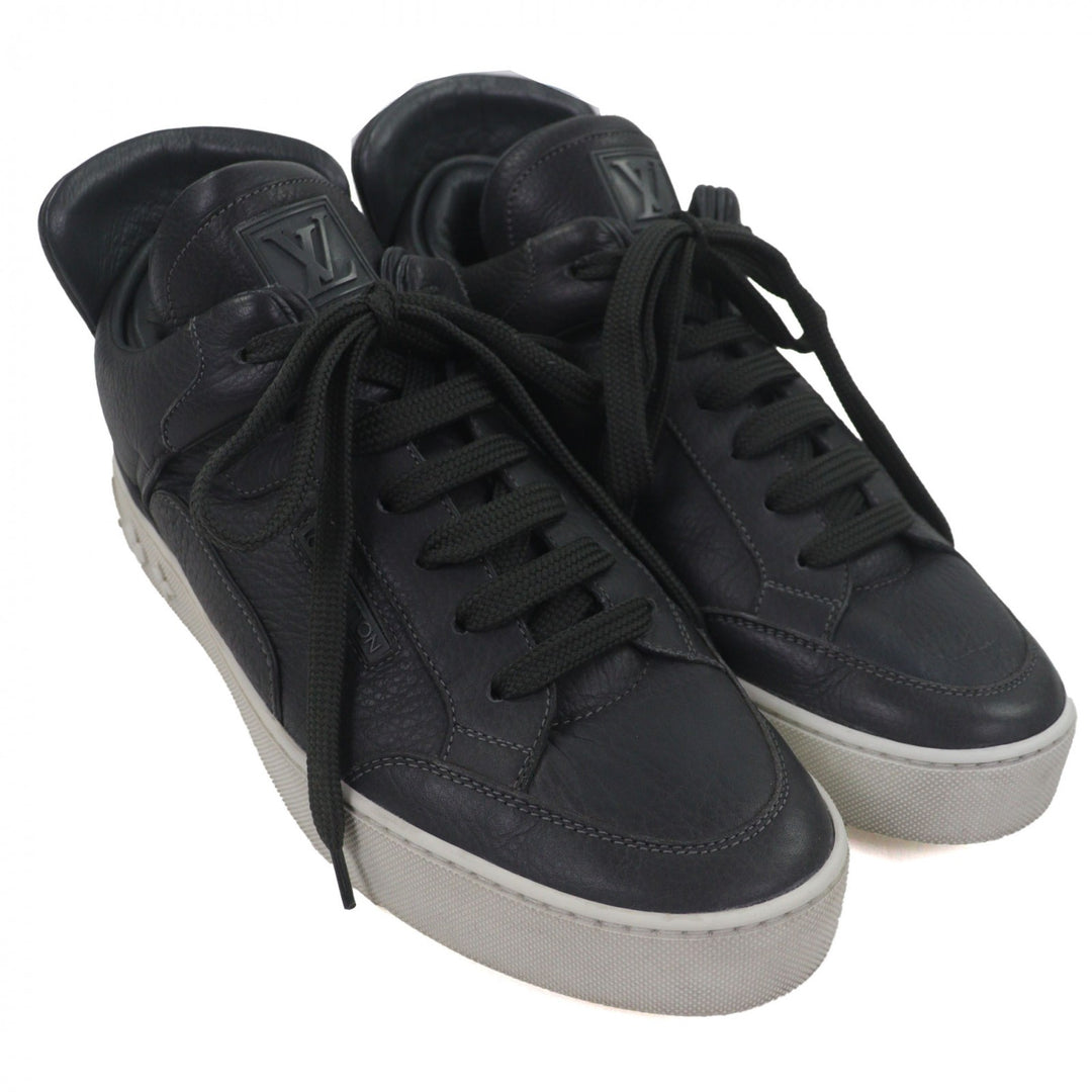 Great LOUIS VUITTON KANYE WEST sneakers gray leather mens 7