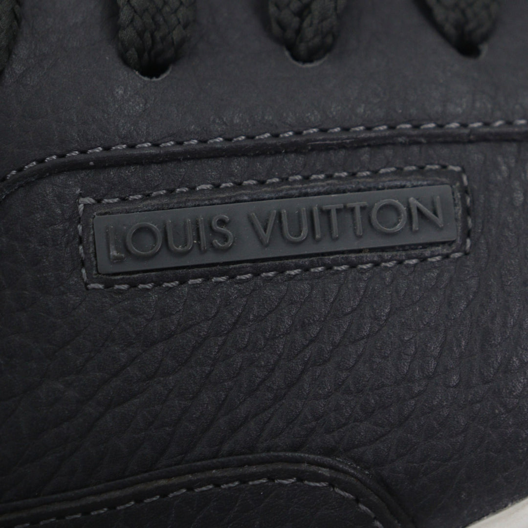 Great LOUIS VUITTON KANYE WEST sneakers gray leather mens 7