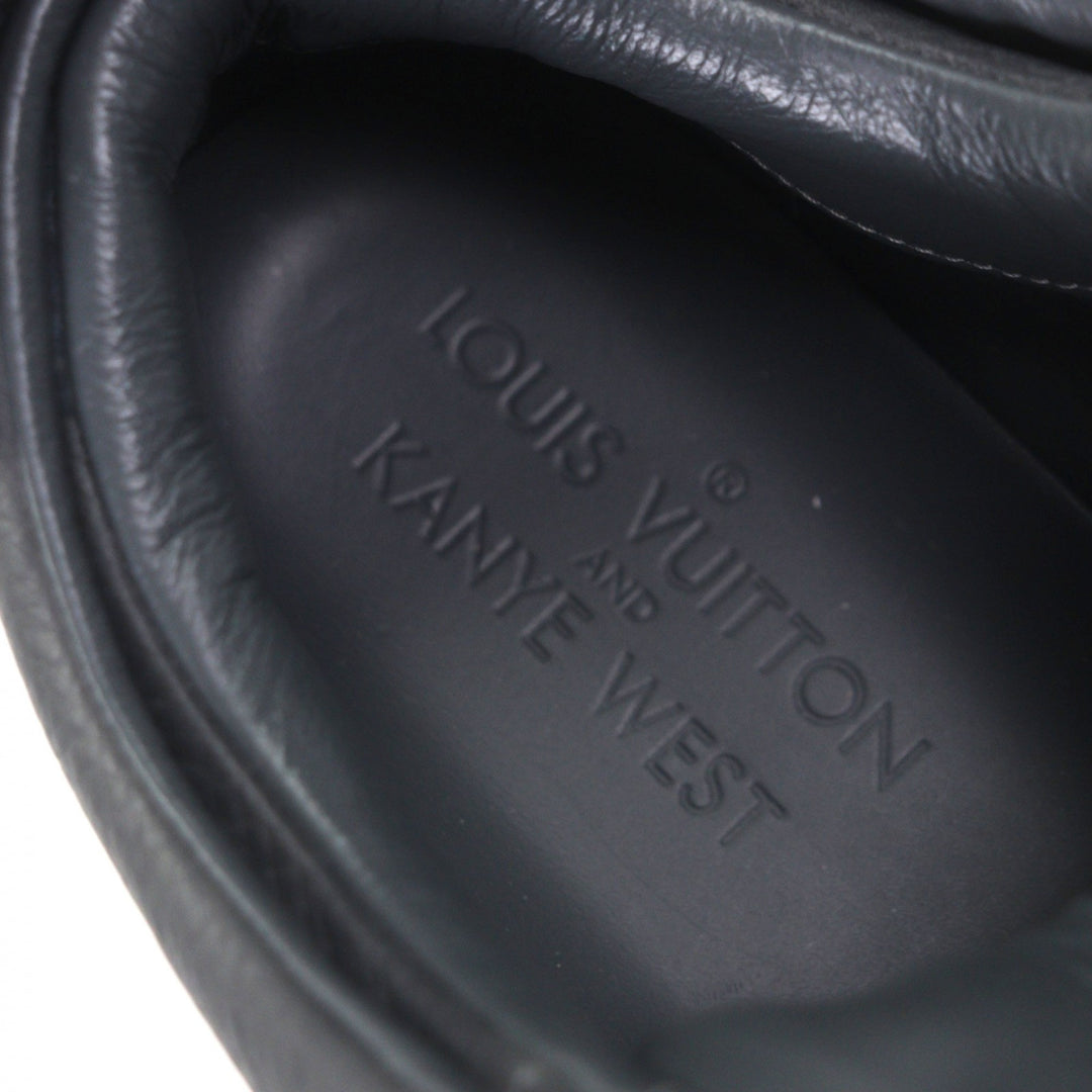 Great LOUIS VUITTON KANYE WEST sneakers gray leather mens 7