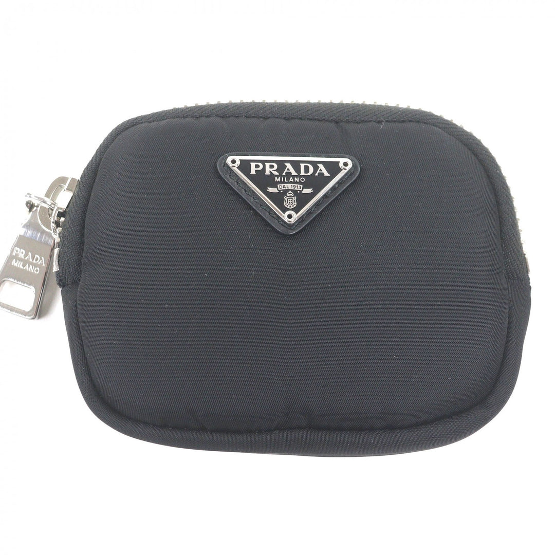 Excellent PRADA Pouch Triangle Logo Triangle Plate Shoulder Mini Cargo