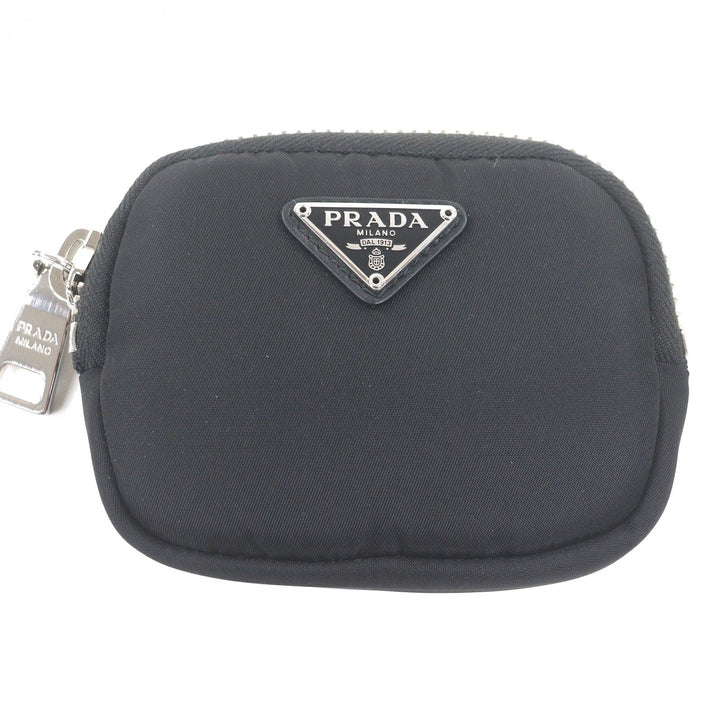 Excellent PRADA Pouch Triangle Logo Triangle Plate Shoulder Mini Cargo