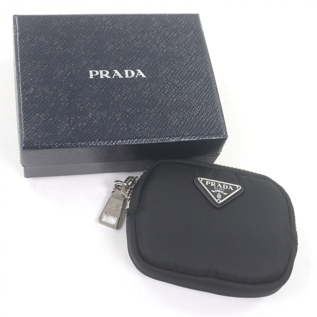 Excellent PRADA Pouch Triangle Logo Triangle Plate Shoulder Mini Cargo
