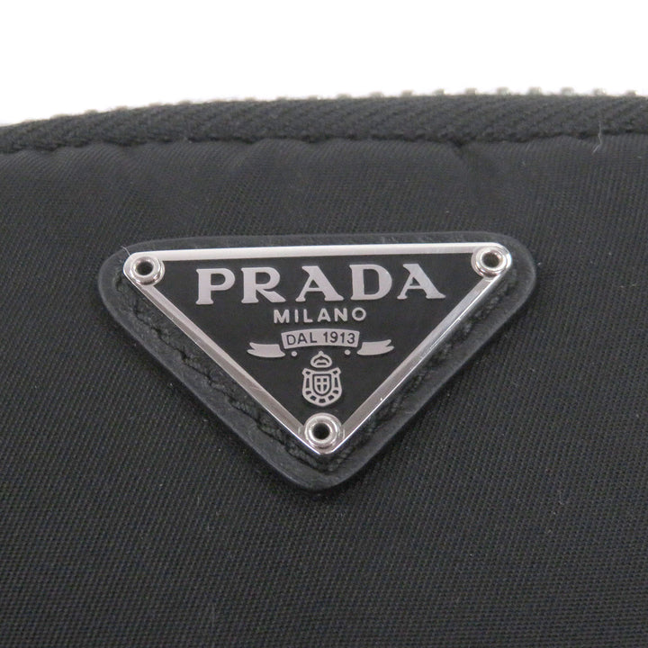 Excellent PRADA Pouch Triangle Logo Triangle Plate Shoulder Mini Cargo