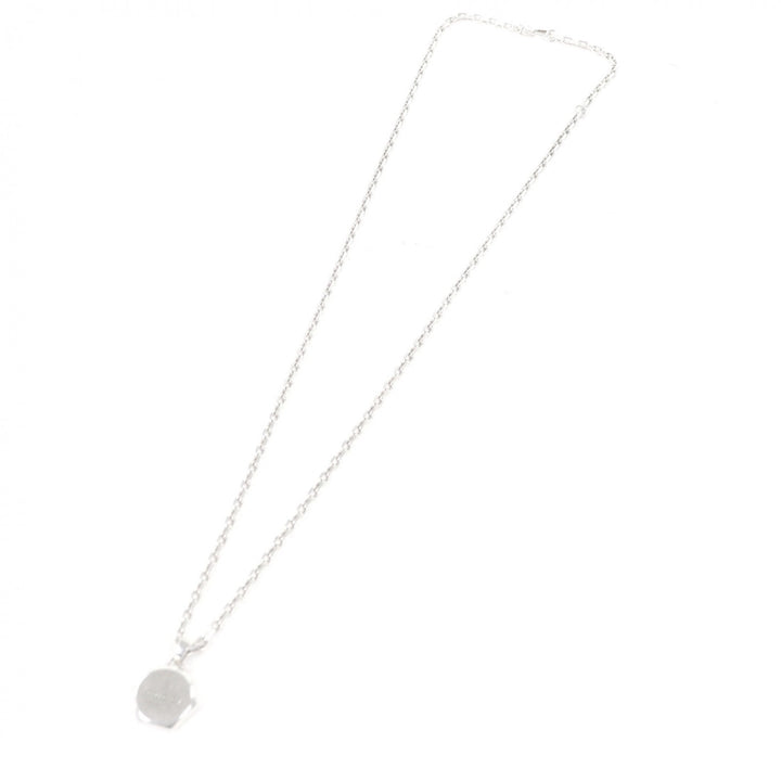 Great GUCCI Necklace Trademark Engraving Octagon Silver AG925 mens 779175