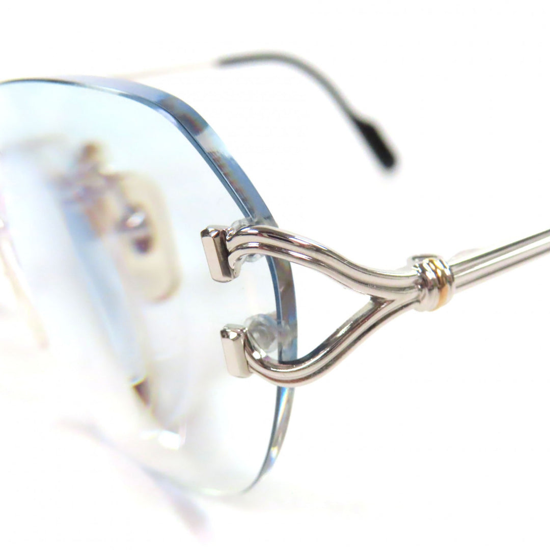 Great Cartier Glasses Trinity 2C Decor Silver mens