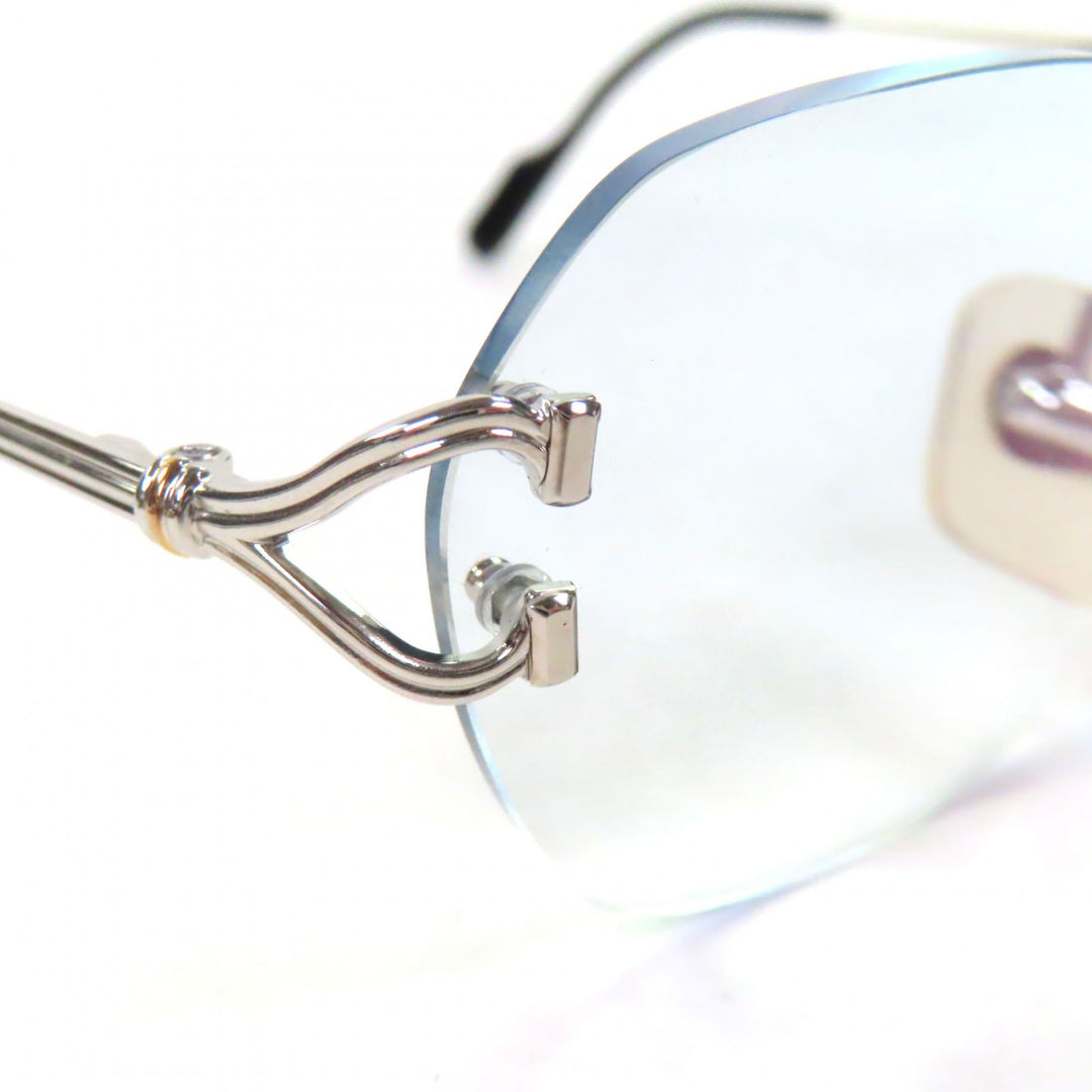 Great Cartier Glasses Trinity 2C Decor Silver mens