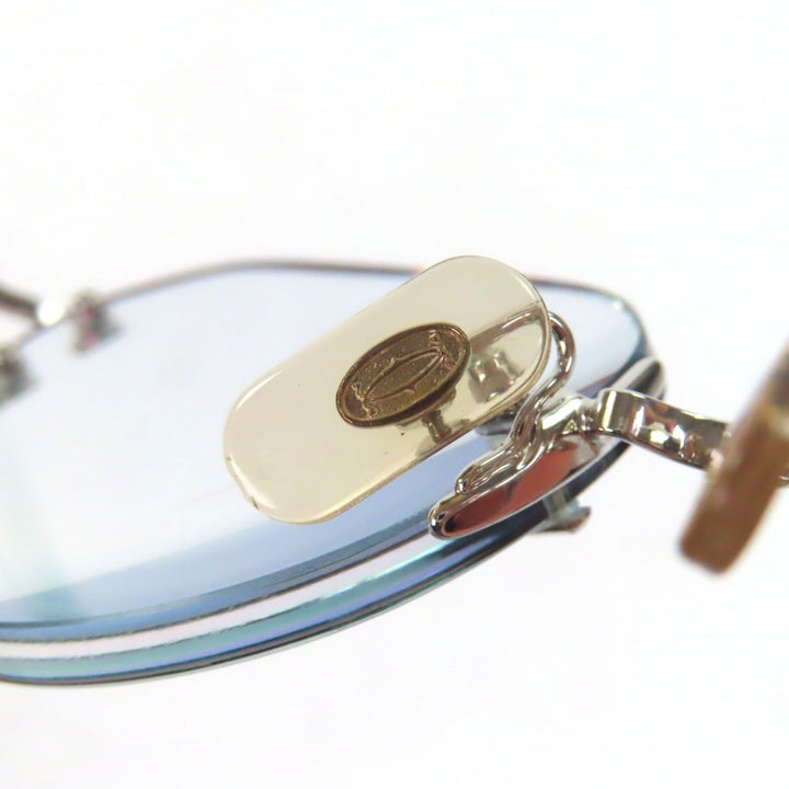 Great Cartier Glasses Trinity 2C Decor Silver mens