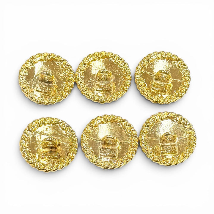 Great CHANEL button COCO Mark Crown Big Buttons (Set of 6) gold Women
