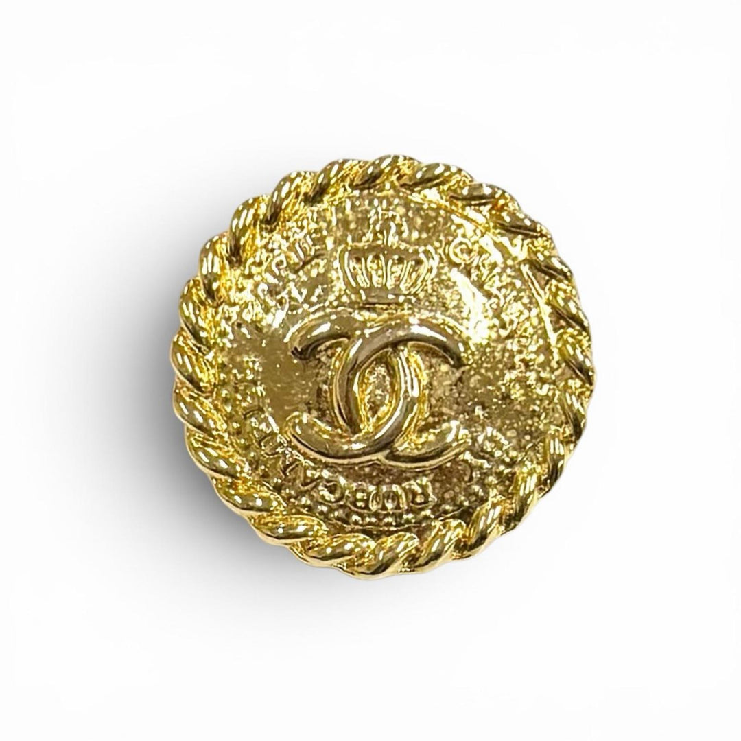 Great CHANEL button COCO Mark Crown Big Buttons (Set of 6) gold Women