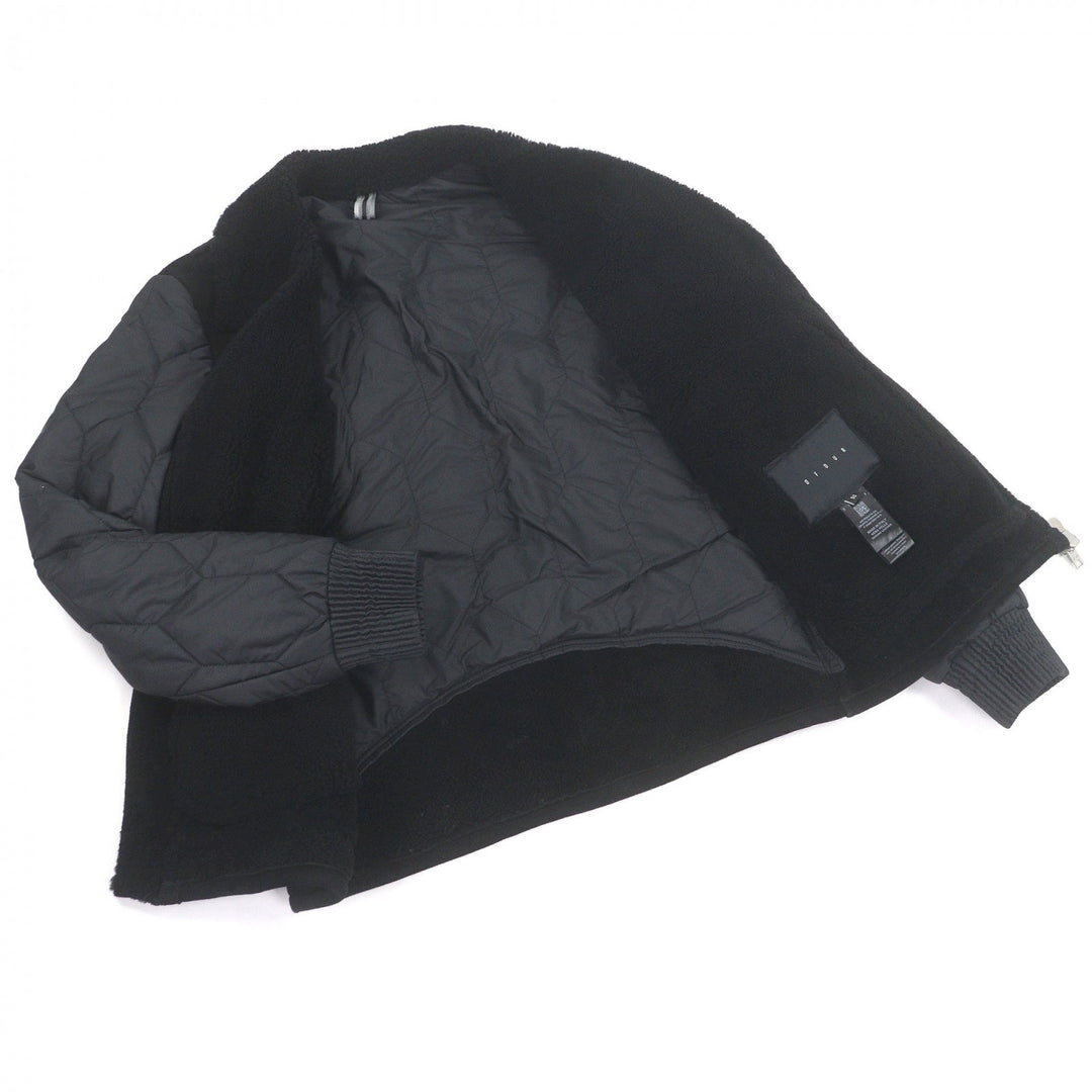 Excellent DFOUR Mouton jacket Suede leather material switching