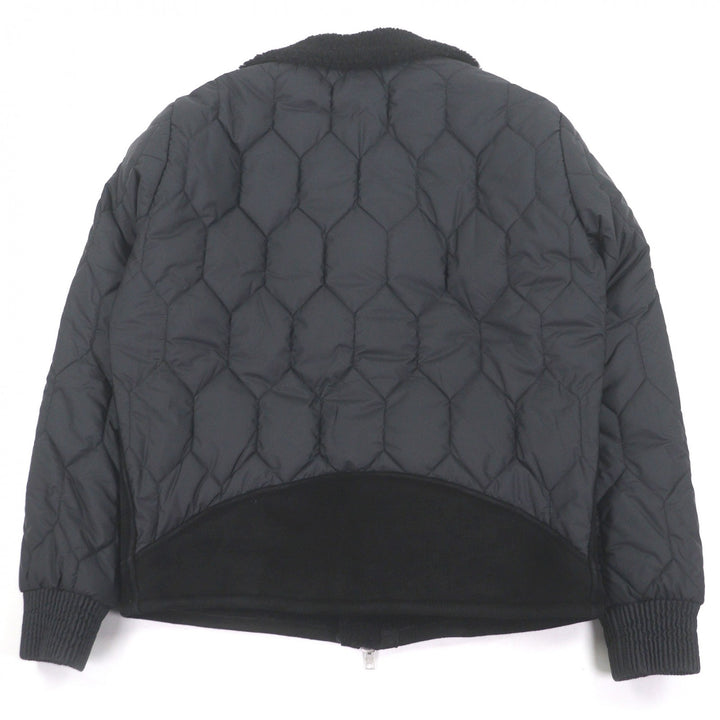 Excellent DFOUR Mouton jacket Suede leather material switching