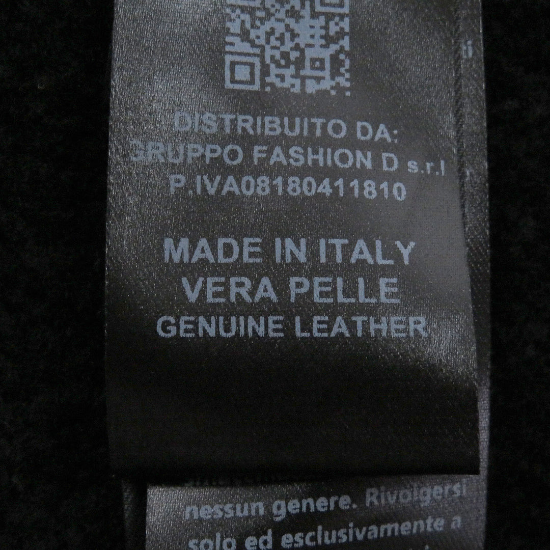 Excellent DFOUR Mouton jacket Suede leather material switching